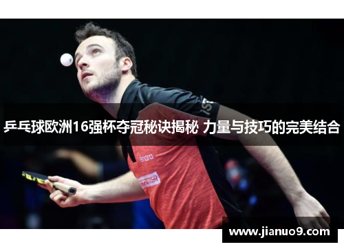 乒乓球欧洲16强杯夺冠秘诀揭秘 力量与技巧的完美结合