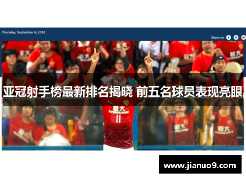 亚冠射手榜最新排名揭晓 前五名球员表现亮眼