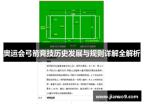 奥运会弓箭竞技历史发展与规则详解全解析 奥运会弓箭竞技历史发展与规则详解全解析